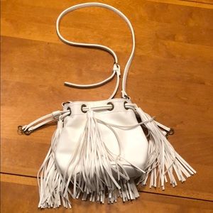 Carlos Santana Leather Tassel / Fringe Crossbody